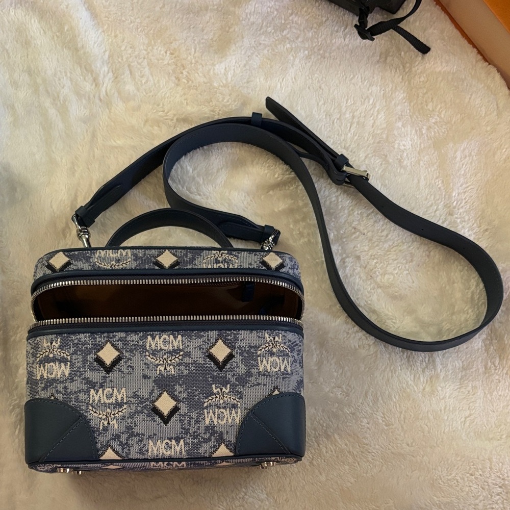 MCM Denim Crossbody Bag